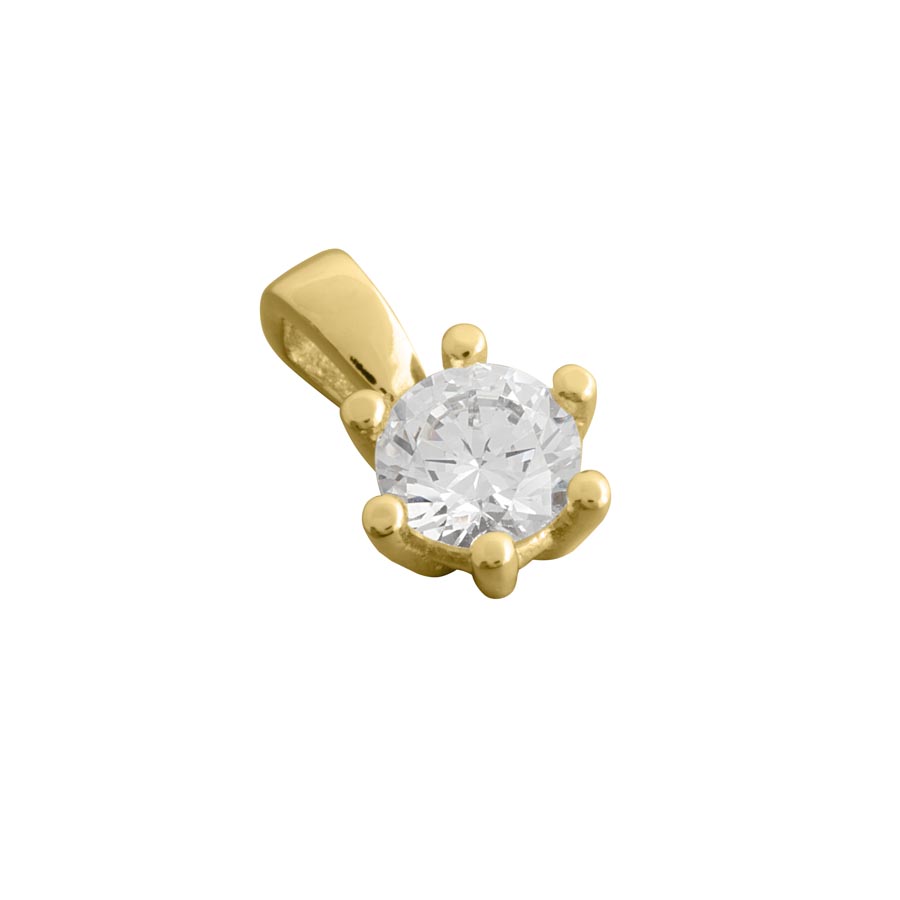 212368-7152-001 | Anhänger Heinsberg 212368 750 Gelbgold Brillant 0,500 ct H-SI ∅ 5.2mm100% Made in Germany  