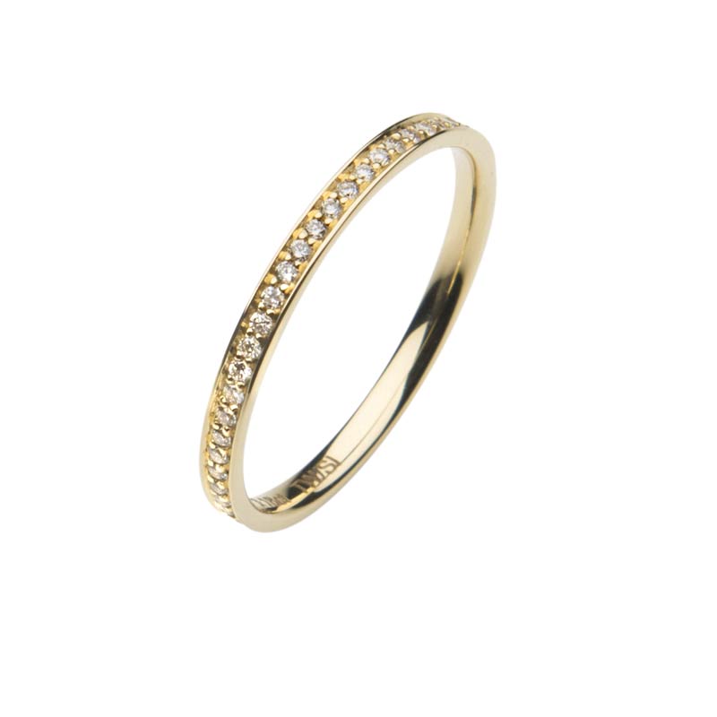 533687-5100-001 | Memoirering Heinsberg 533687 585 Gelbgold, Brillant 0,185 ct H-SI100% Made in Germany   1.467.- EUR    